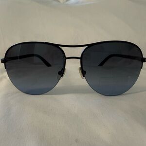 Badgley Mischka Black Aviator Sunglasses